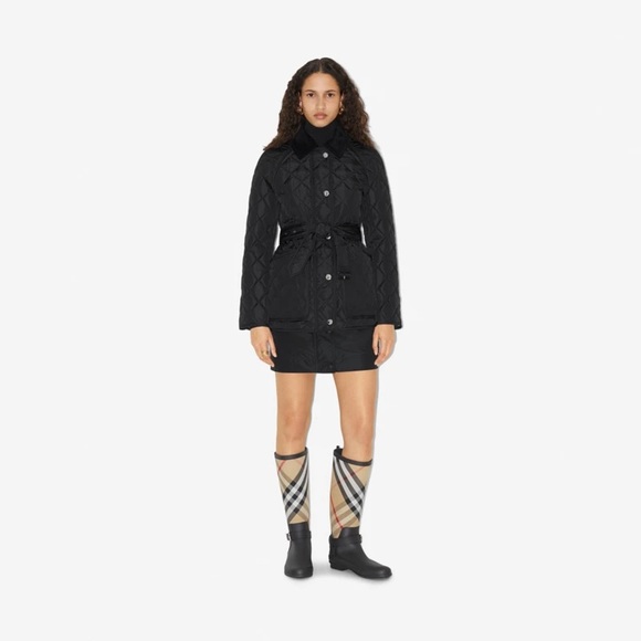 Original Strap Detail House Check and Rubber Rain Boot - Picture 5 of 6
